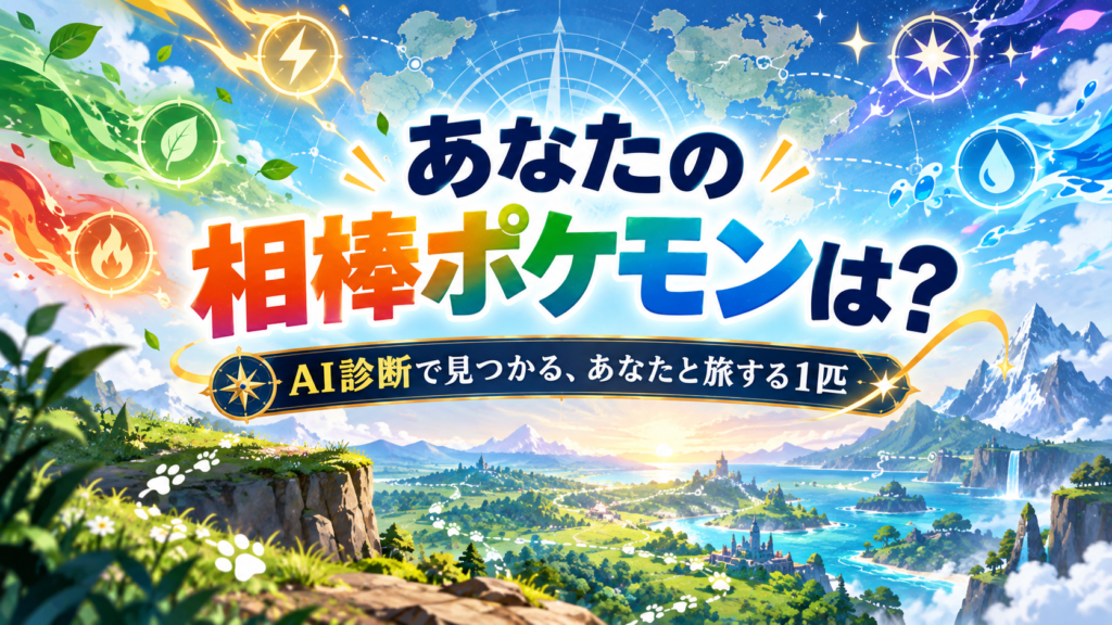 あなたの相棒ポケモンは？